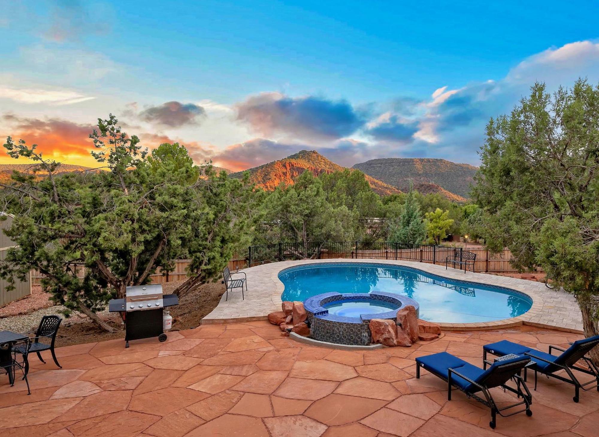Sedona'S Paradise Found, Saltwater Pool And Hot Tub, Private Oasis! Exteriör bild