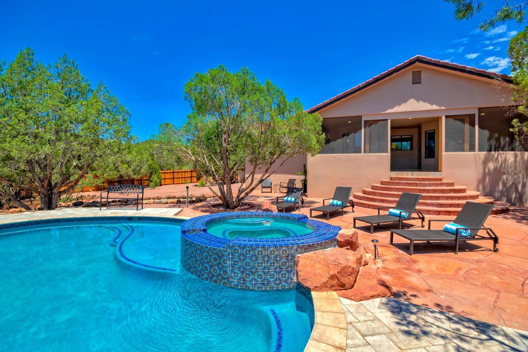 Sedona'S Paradise Found, Saltwater Pool And Hot Tub, Private Oasis! Exteriör bild