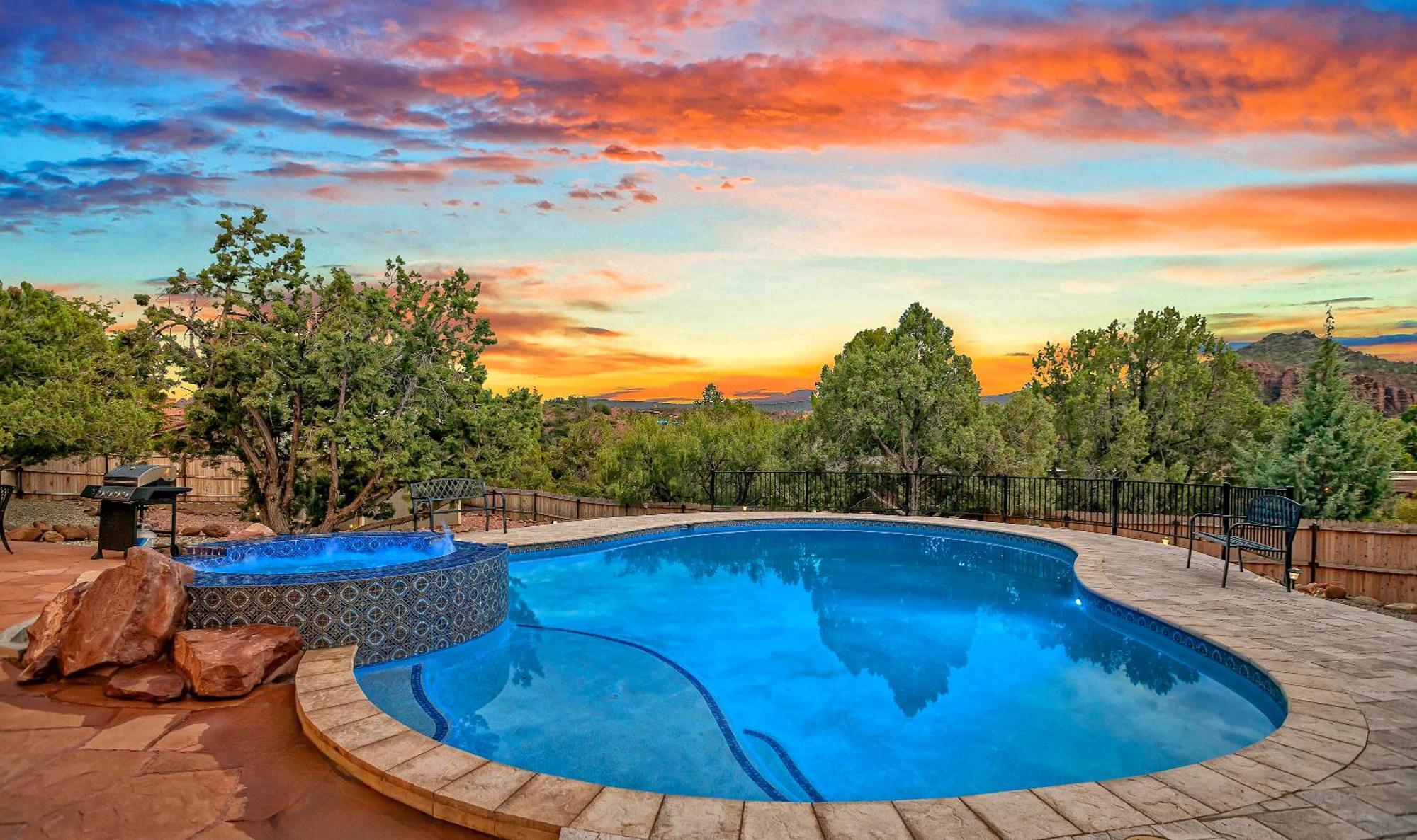 Sedona'S Paradise Found, Saltwater Pool And Hot Tub, Private Oasis! Exteriör bild