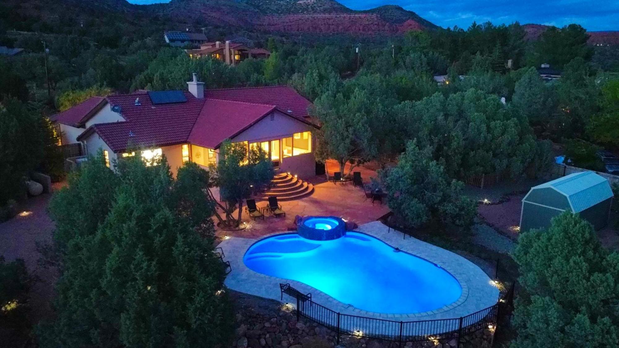 Sedona'S Paradise Found, Saltwater Pool And Hot Tub, Private Oasis! Exteriör bild