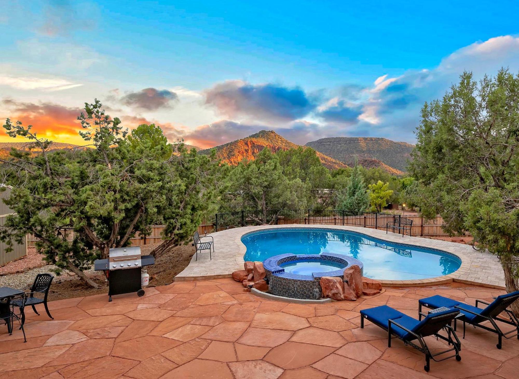 Sedona'S Paradise Found, Saltwater Pool And Hot Tub, Private Oasis! Exteriör bild