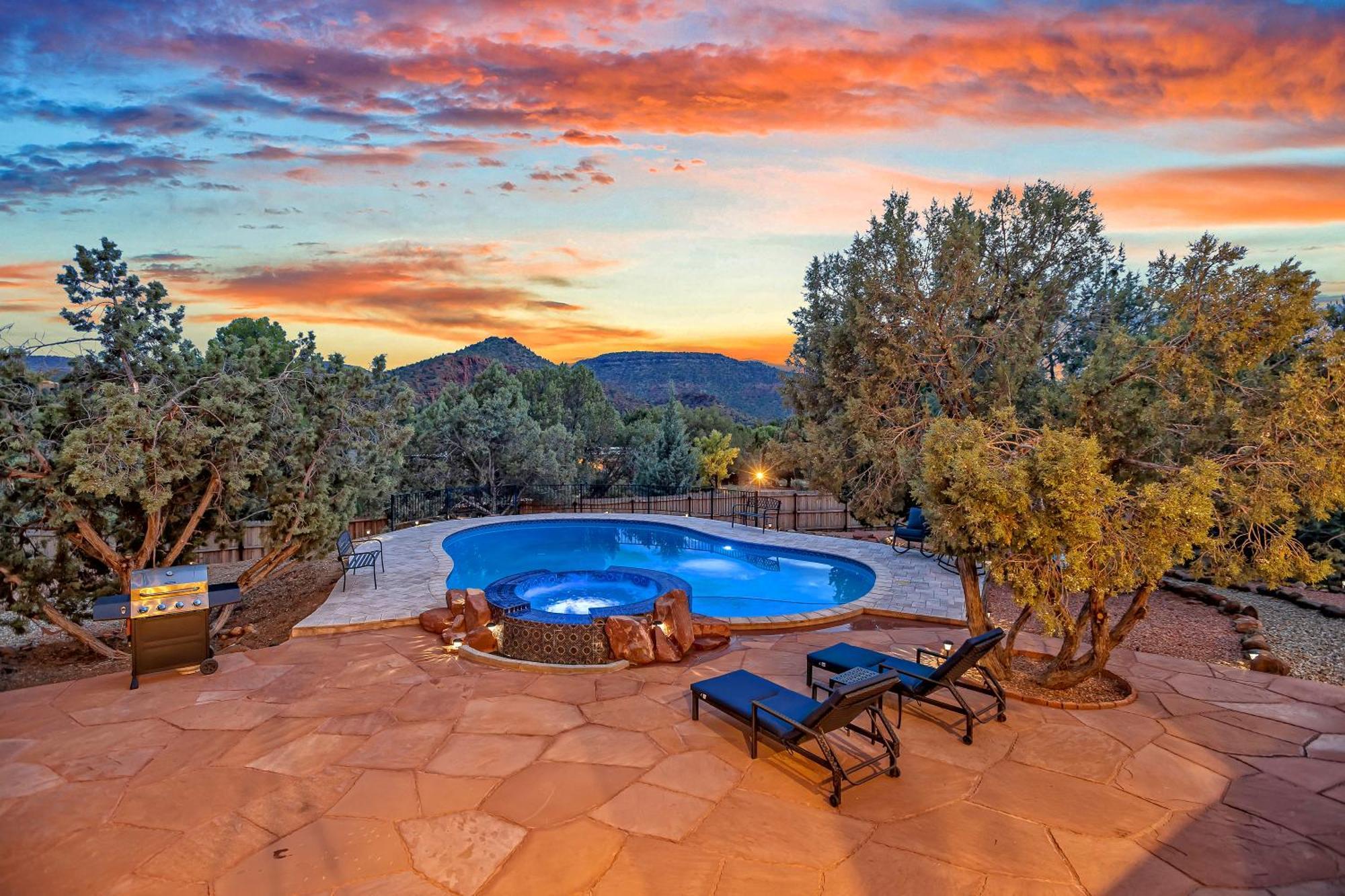 Sedona'S Paradise Found, Saltwater Pool And Hot Tub, Private Oasis! Exteriör bild